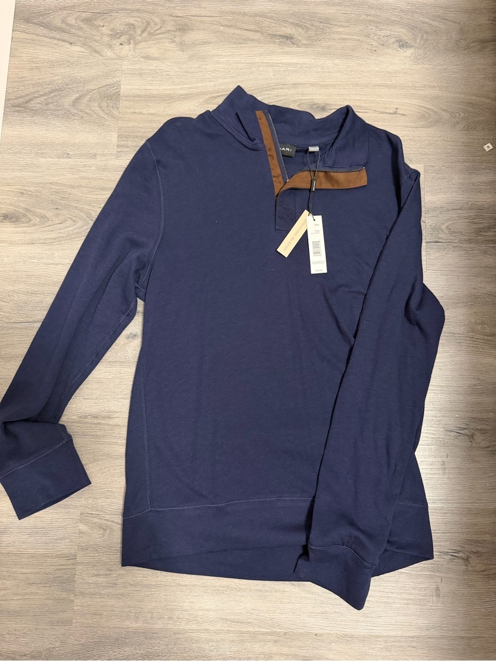 NWT Mens Quarter Zip Pullover